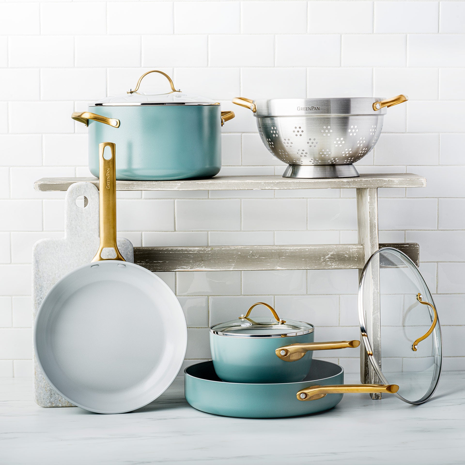 Padova Braadpan blauw collectie