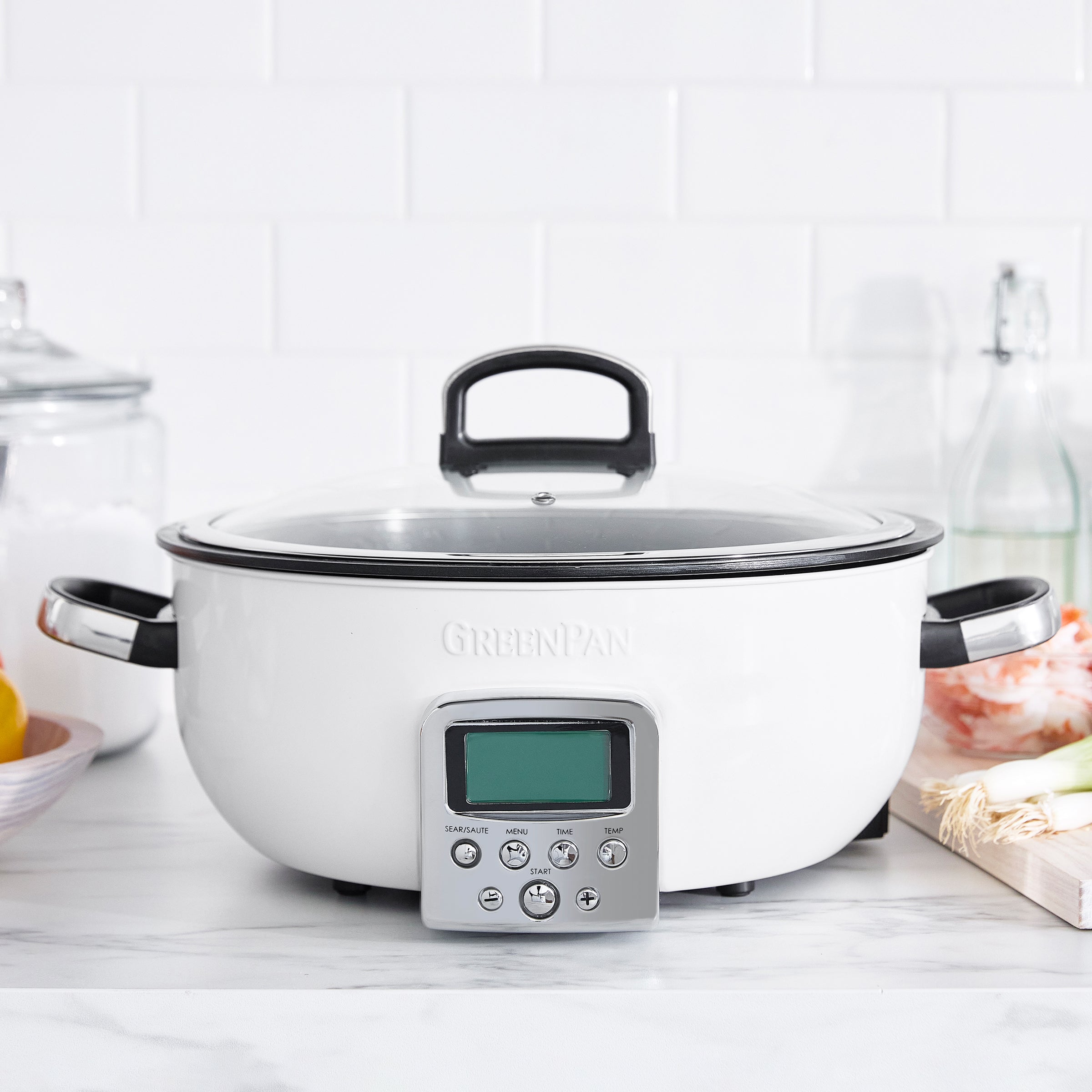 Omnicooker Cream 5.6L crÃ¨me vooraanzicht