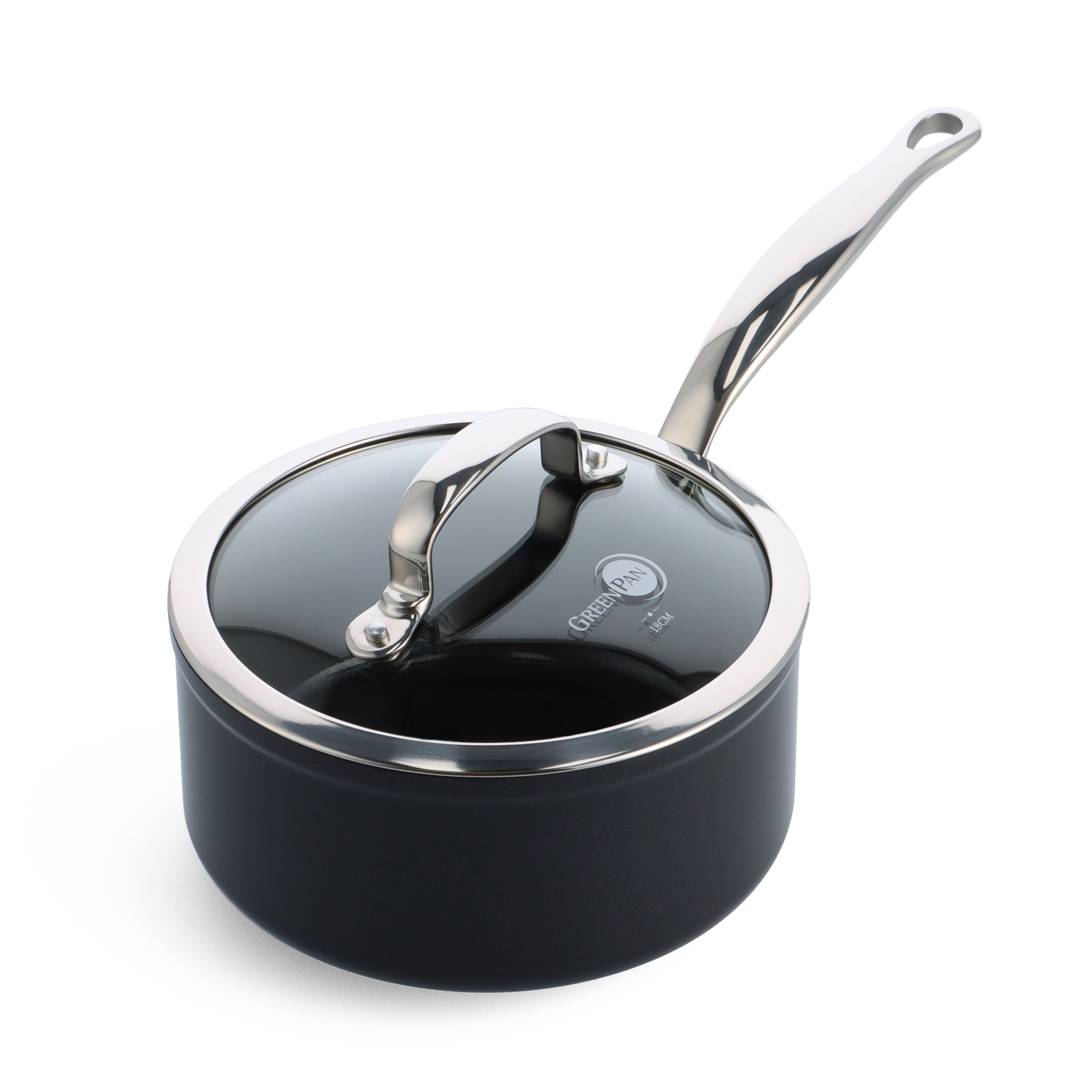 Barcelona Pro Steelpan met deksel 18cm zwart