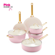 Padova Reserve Blush Pink Set di pentole da 10 pezzi