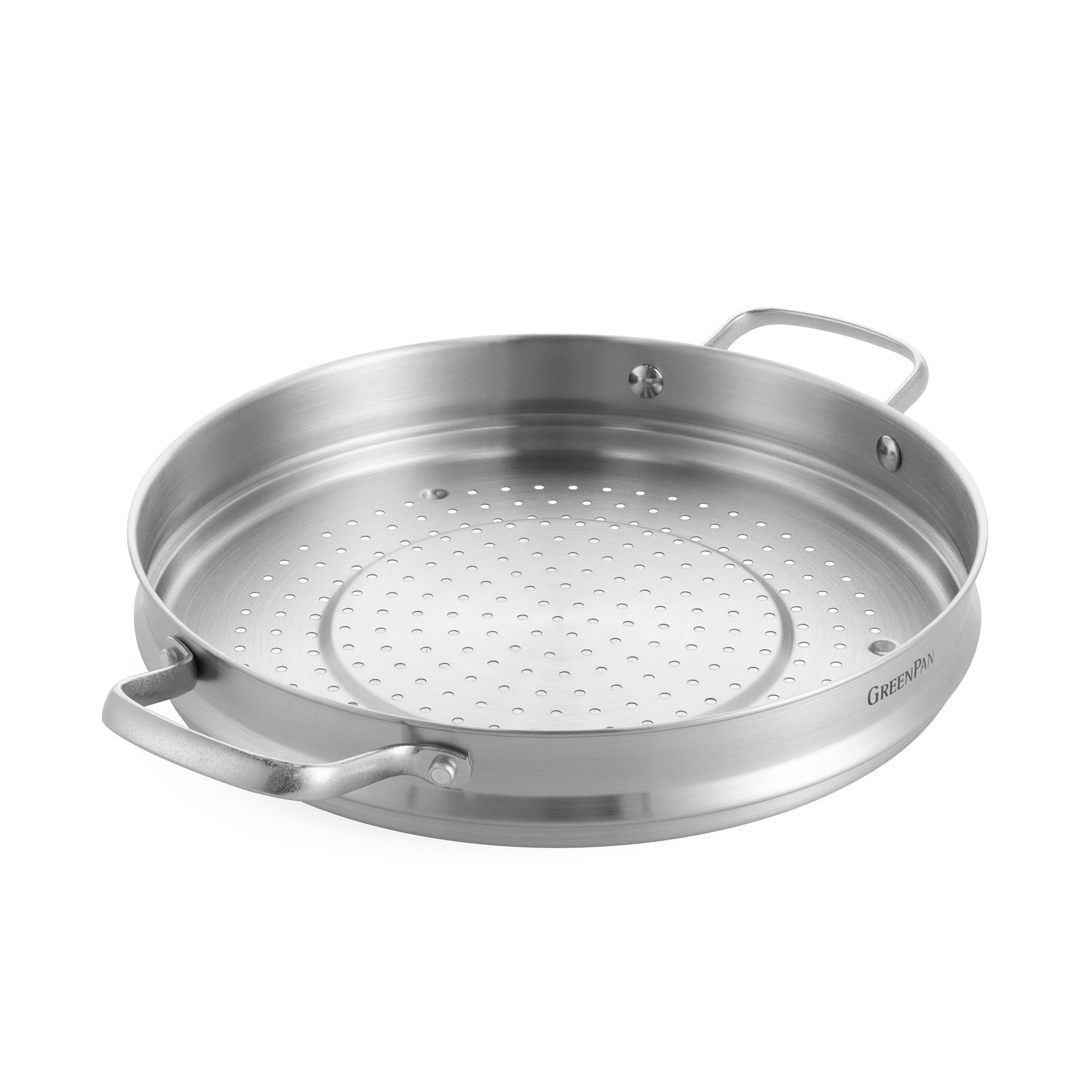 Stoominzet Roestvrijstaal 30cm zilver