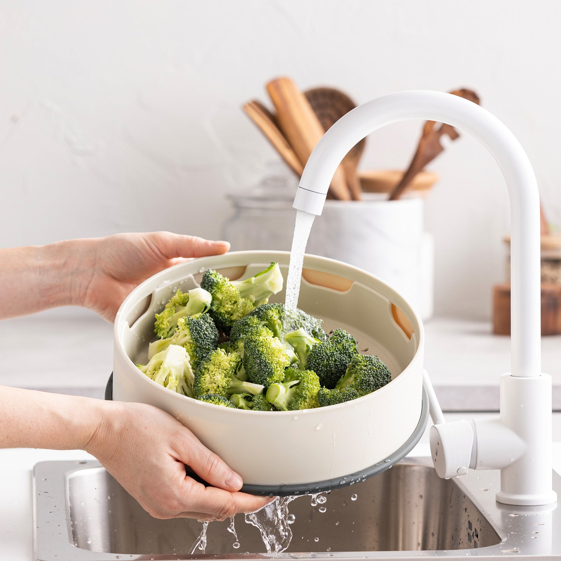 Steamy CrÃ¨me 24cm broccoli wassen