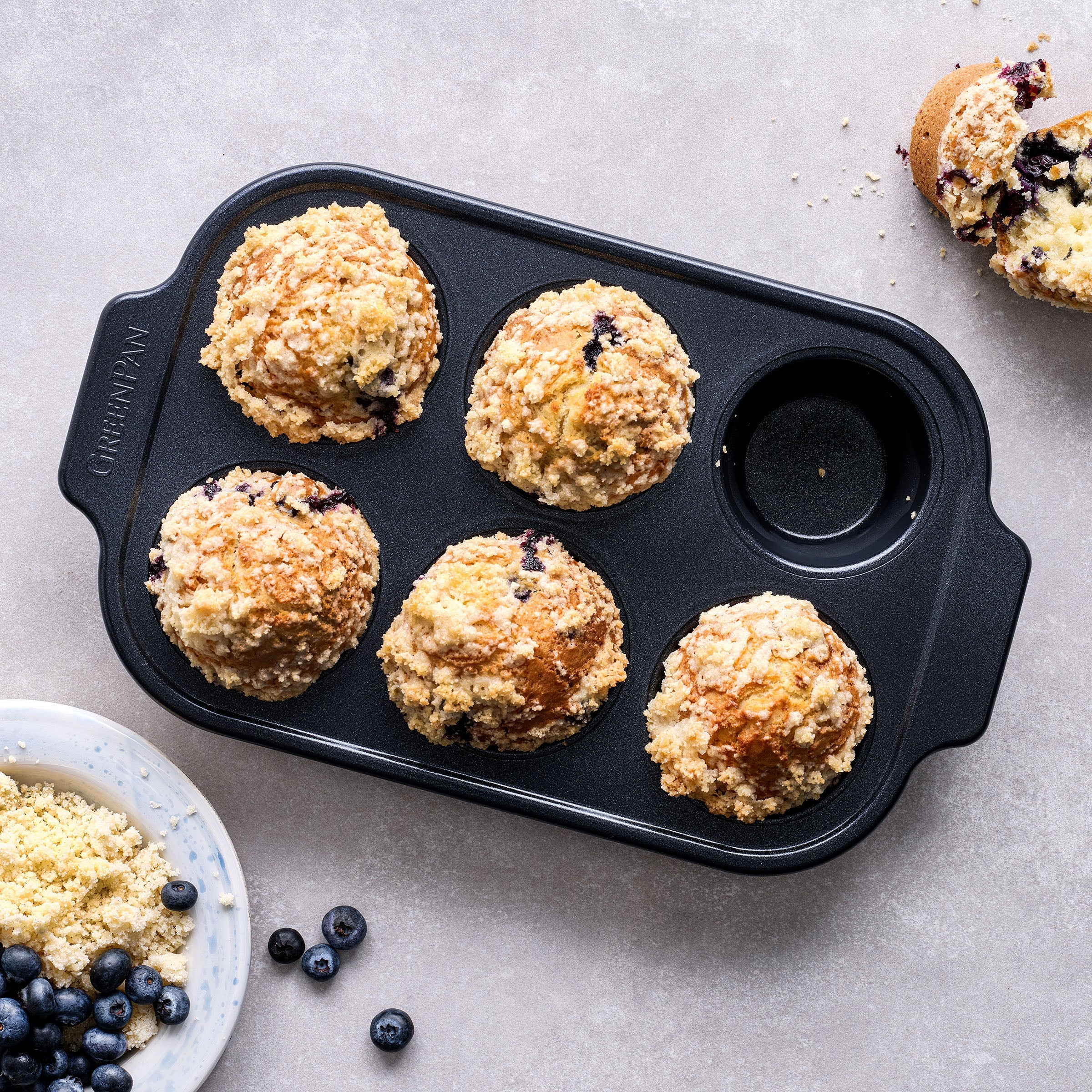 Stampo per muffin Bistro, 6 pezzi