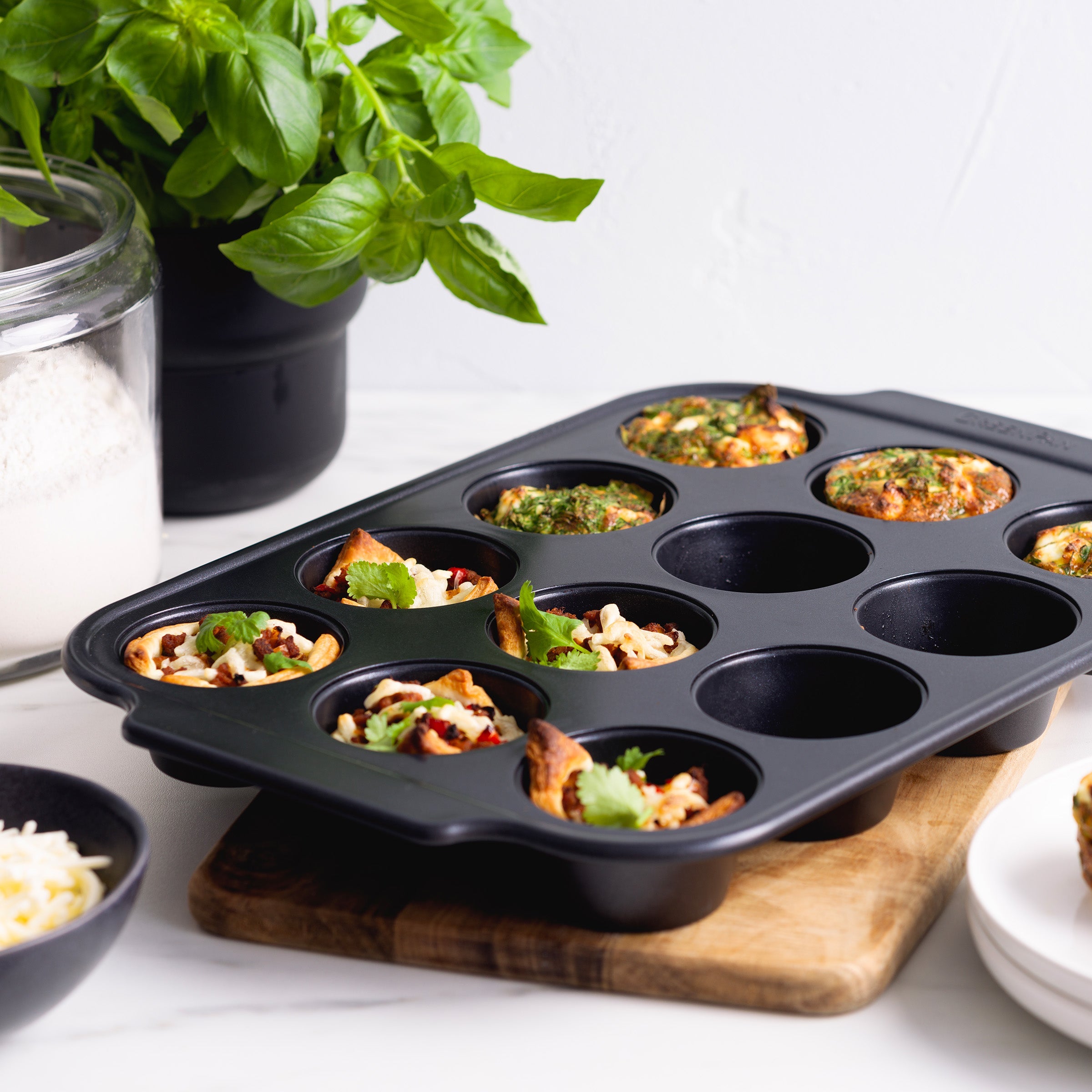 Stampo per muffin Bistro da 12 pezzi