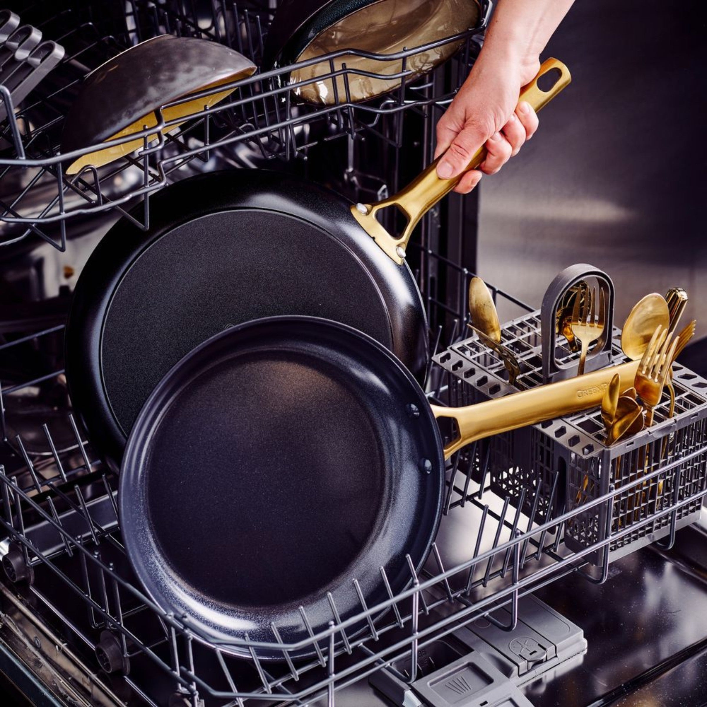 Set di pentole Padova Reserve Black da 10 pezzi