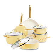 Set di pentole Padova Reserve Yellow da 10 pezzi