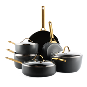 Set di pentole Padova Reserve Black da 10 pezzi