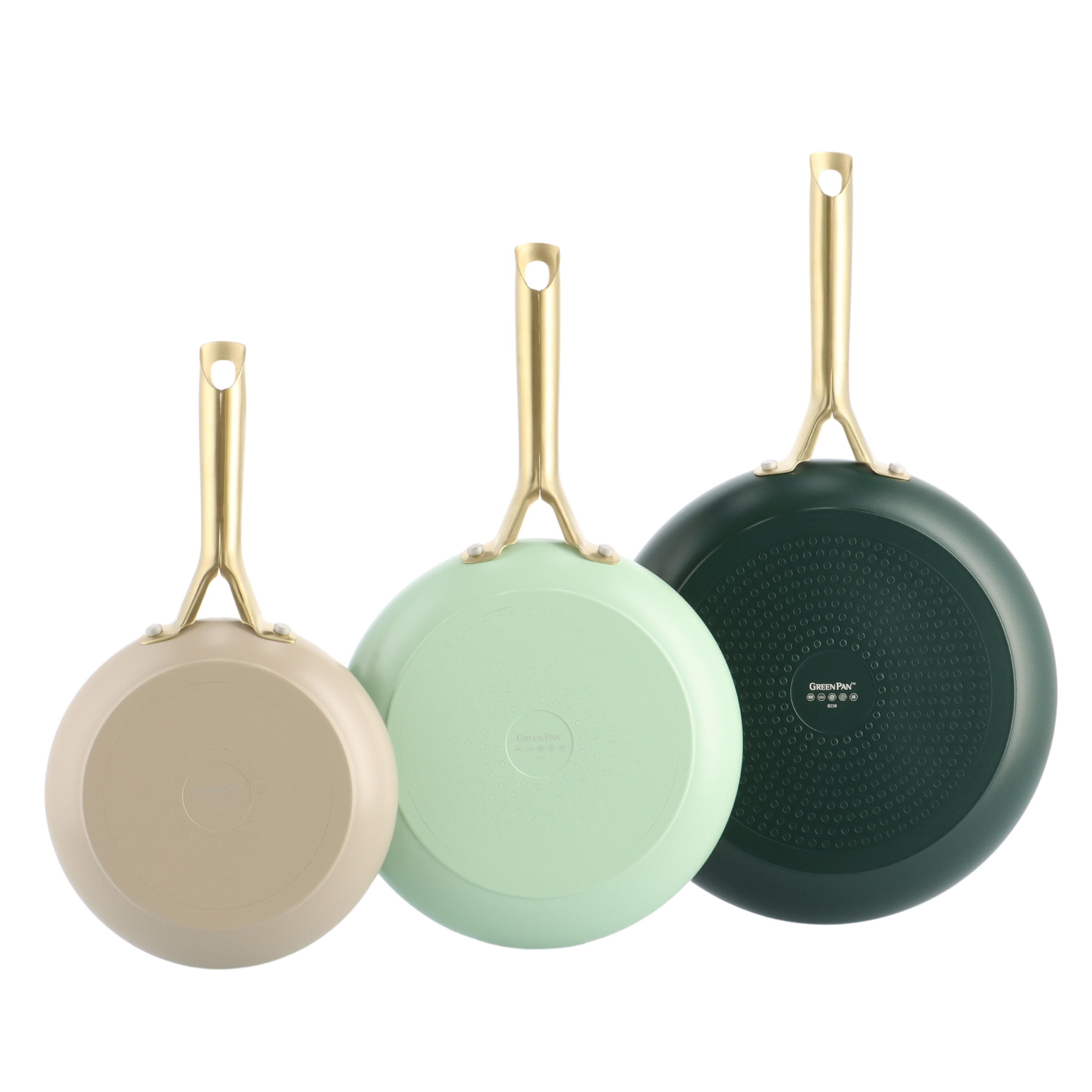 Set di 3 padelle Shades Natural