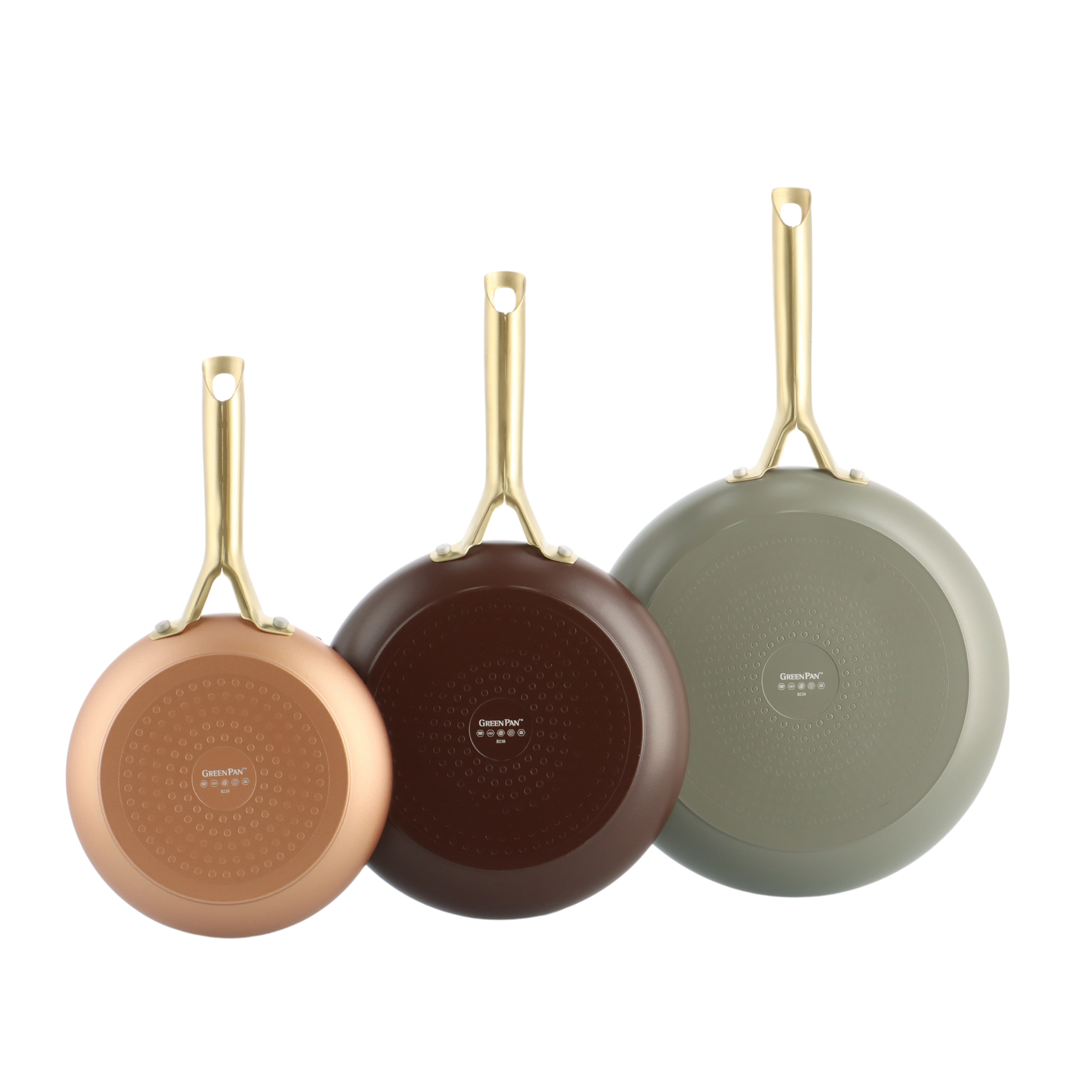 Set di pentole da 3 pezzi Shades Terra