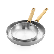 Set di padelle Padova Reserve da 2 pezzi in acciaio inossidabile a 3 strati (20 + 28 cm)