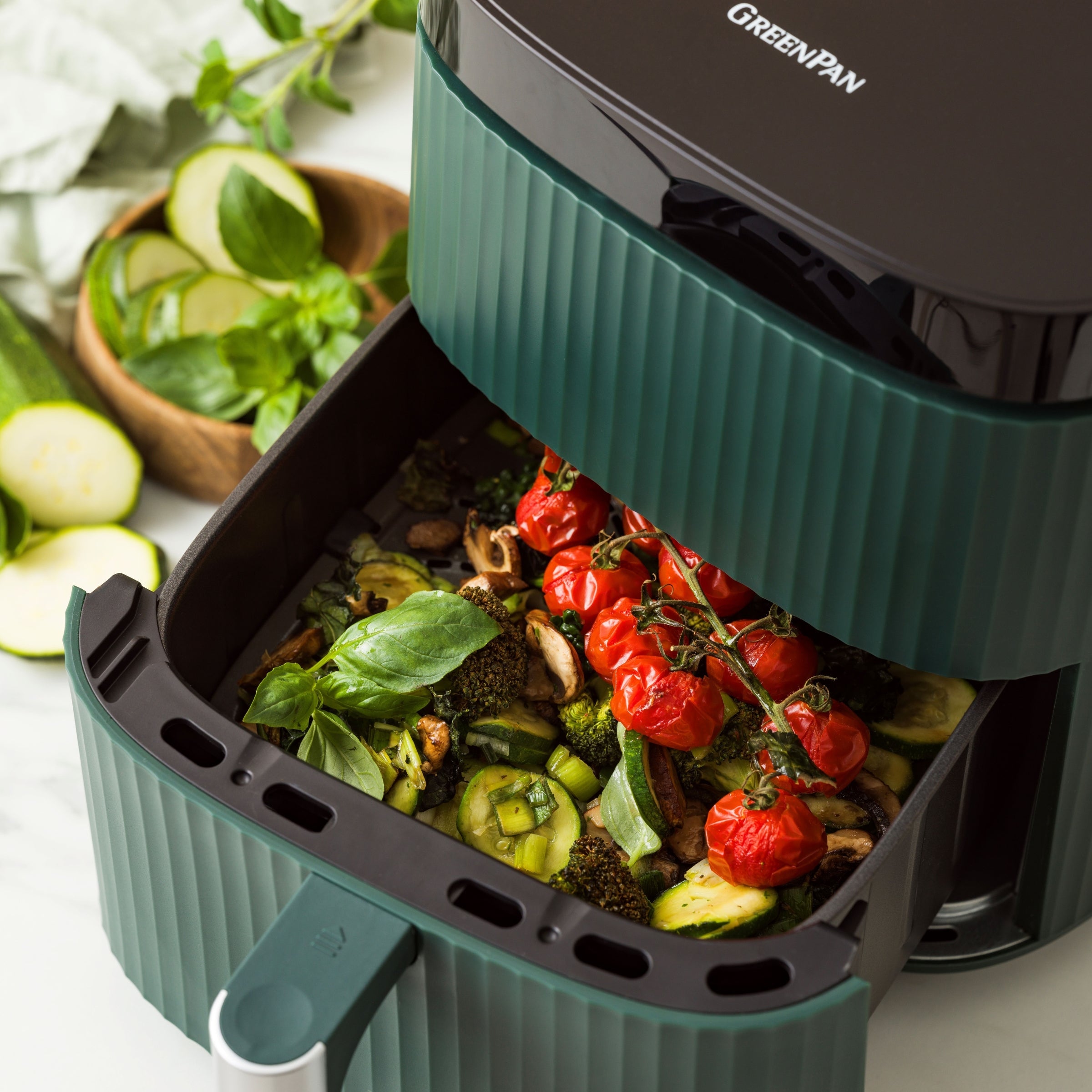 Friggitrice ad aria Bistro Silhouette XL verde pino