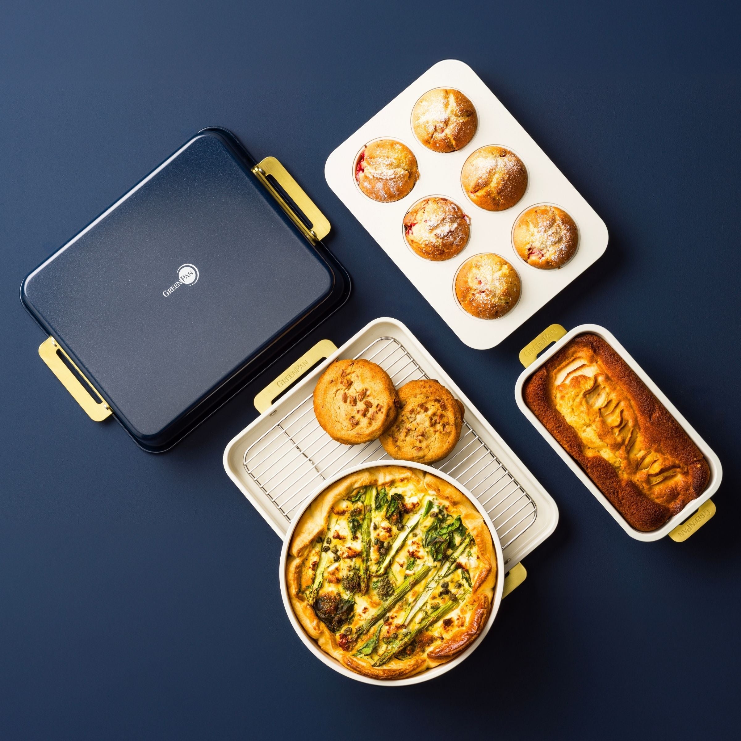 Padova stampi da forno Oxford Blue set da 6 pezzi
