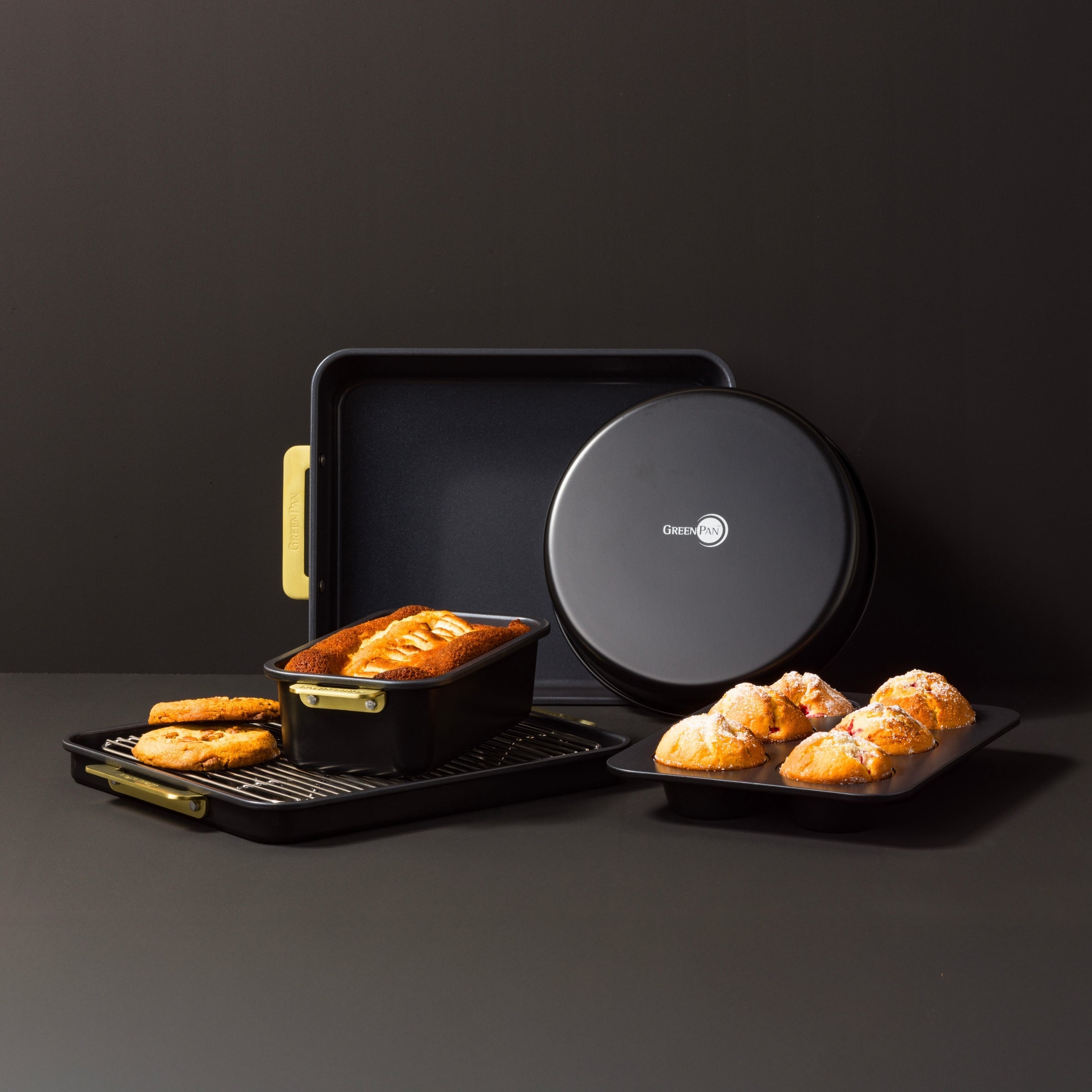 Set di 6 stampi da forno Padova Black
