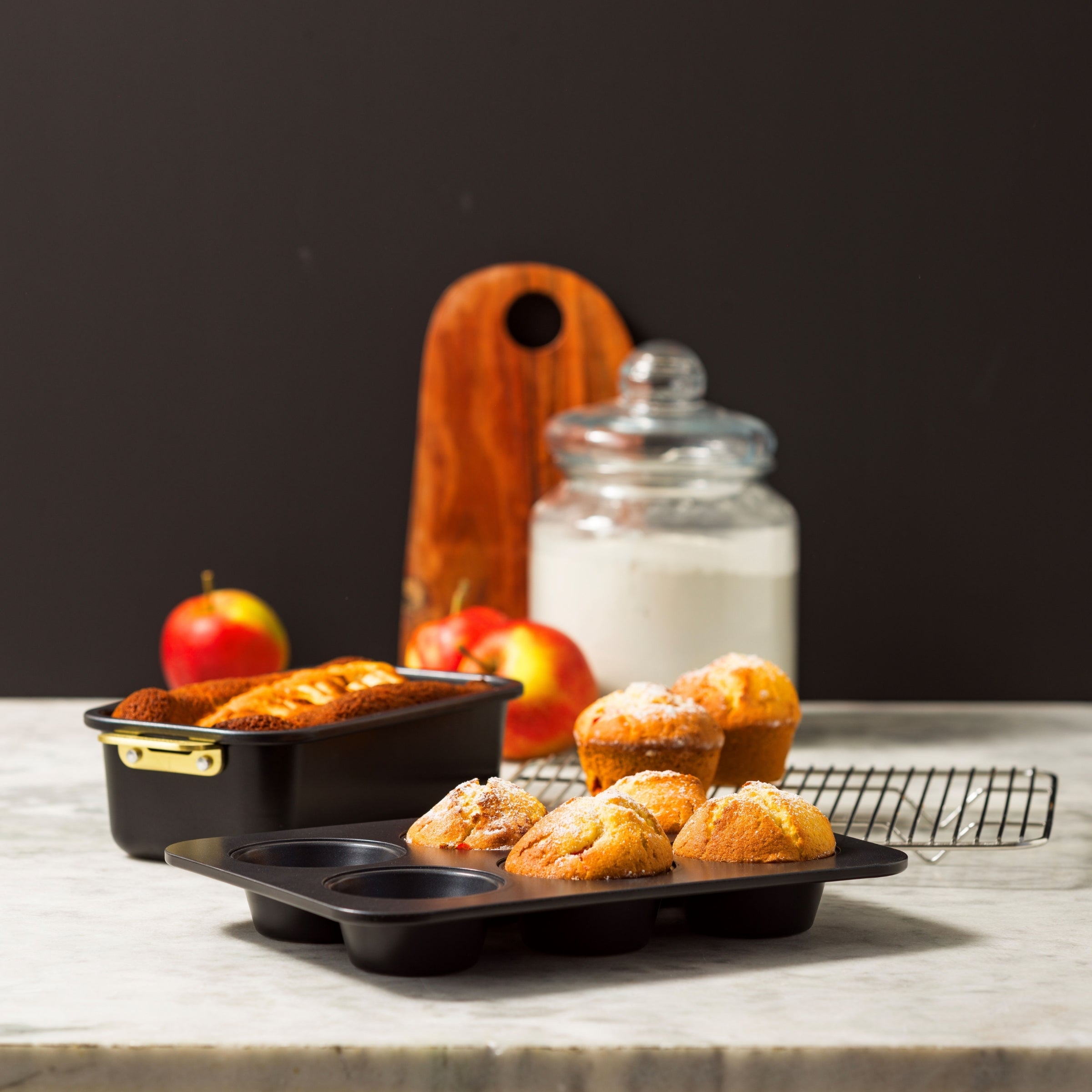 Set di 6 stampi da forno Padova Black