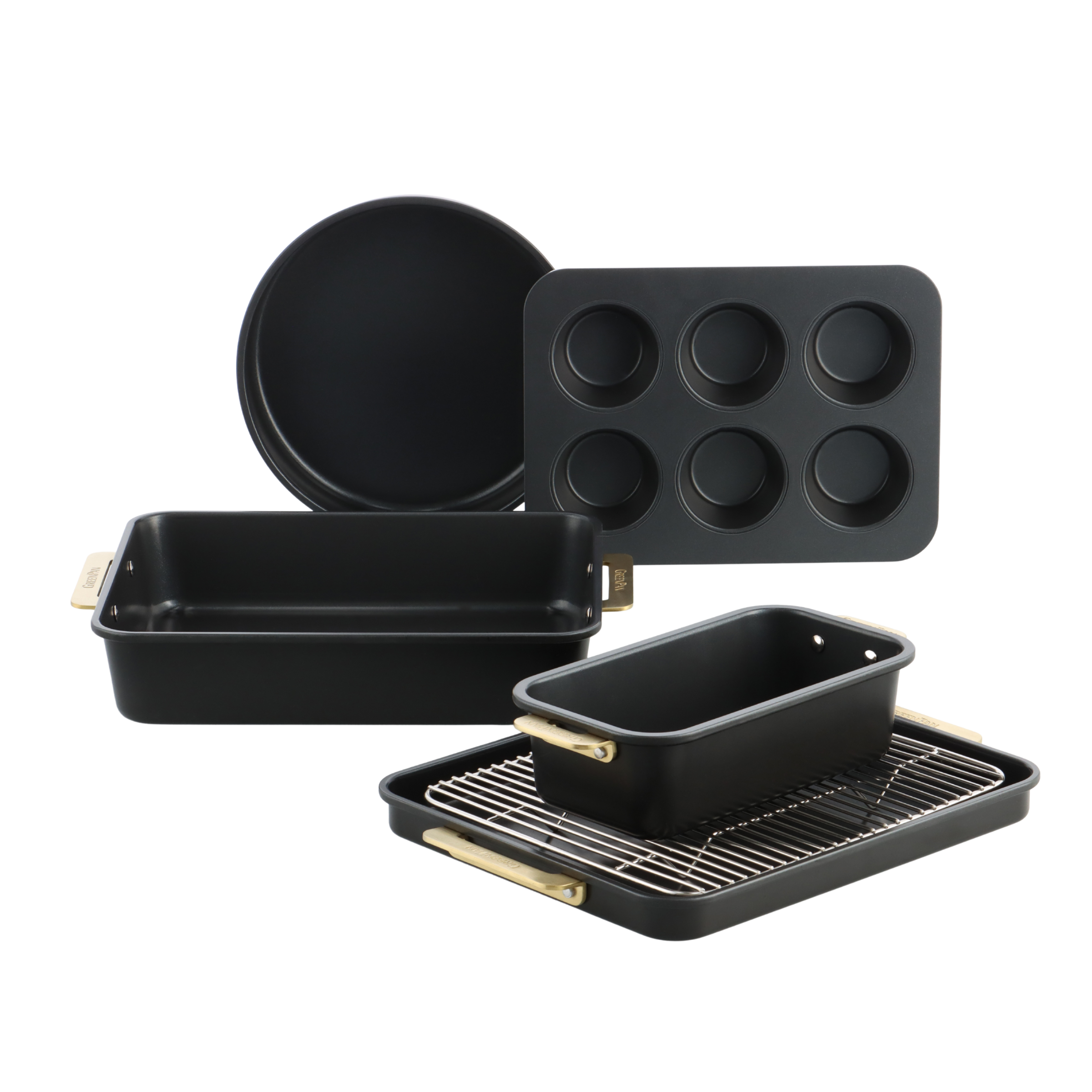Set di 6 stampi da forno Padova Black