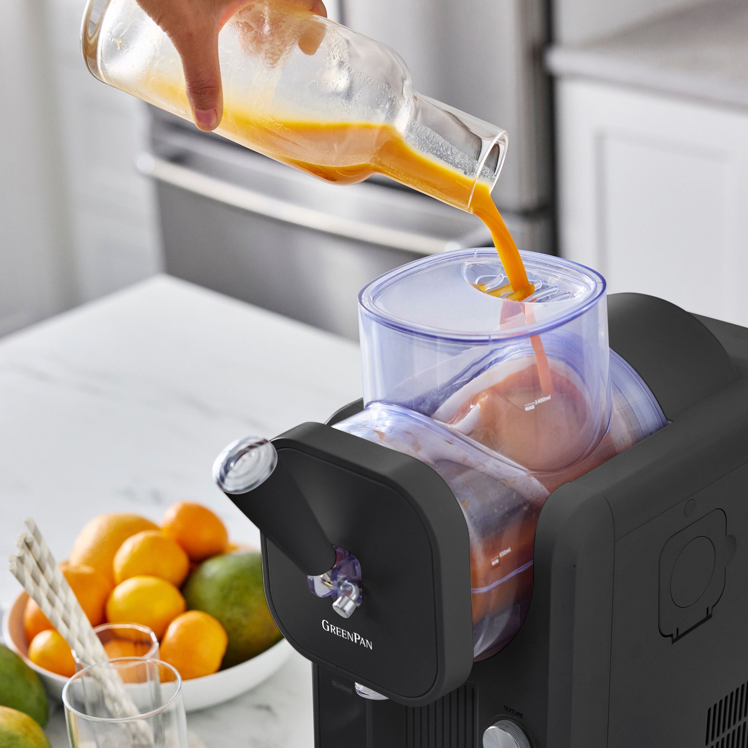 Macchina per il gelato - Gelato soft e bevande ghiacciate 1,87 L - Grigio