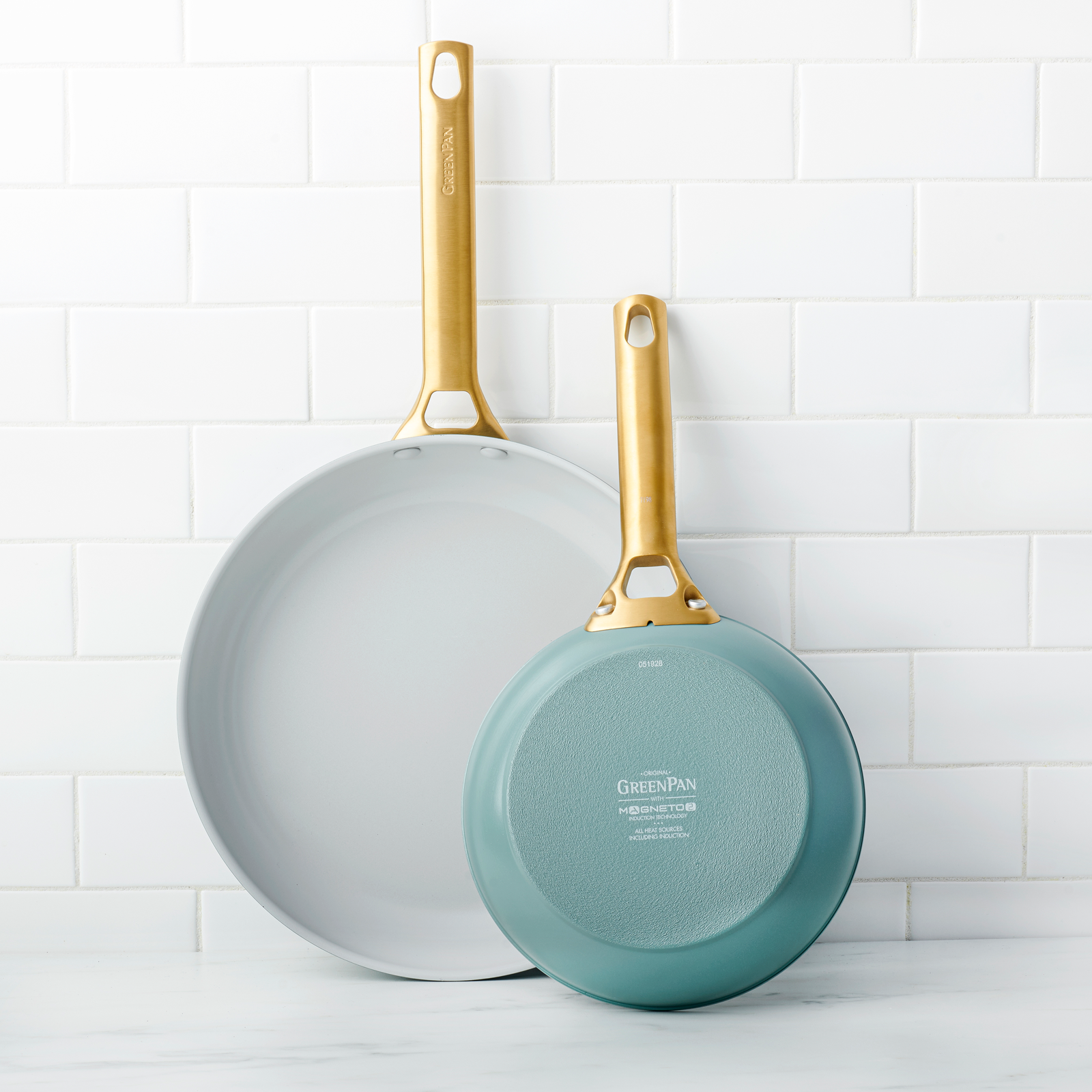 Padova 2-delige Braadpannenset 26+30cm blauw 
