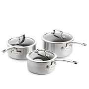 Premiere 6-delige Steelpannenset zilver
