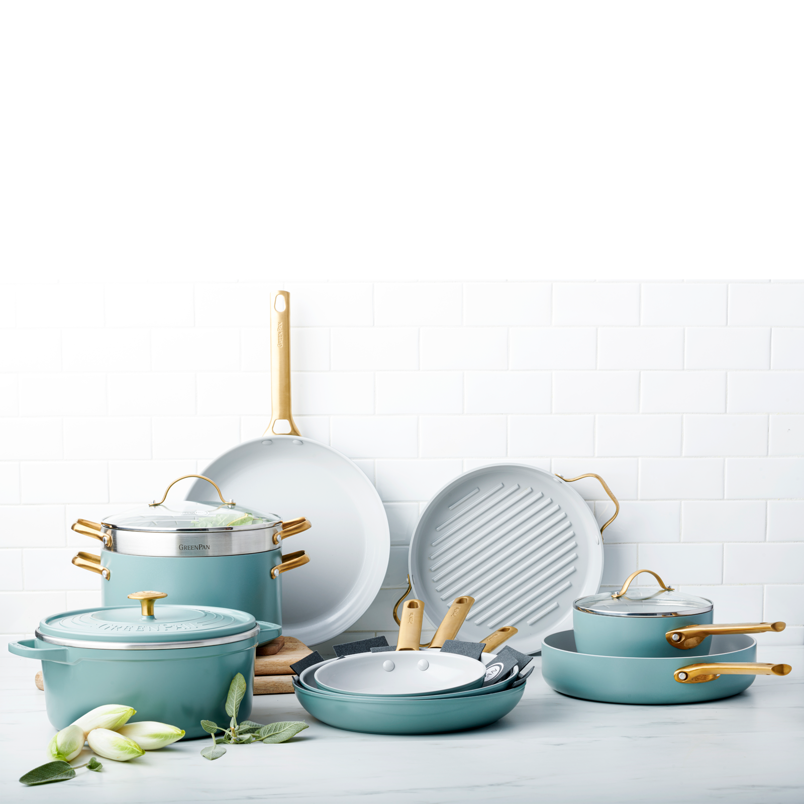 Padova Stoofpan met Deksel 24cm blauw collectie